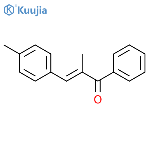 2-Propen-1-one, 2-methyl-3-(4-methylphenyl)-1-phenyl- structure