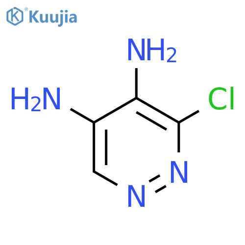 3-chloropyridazine-4,5-diamine structure