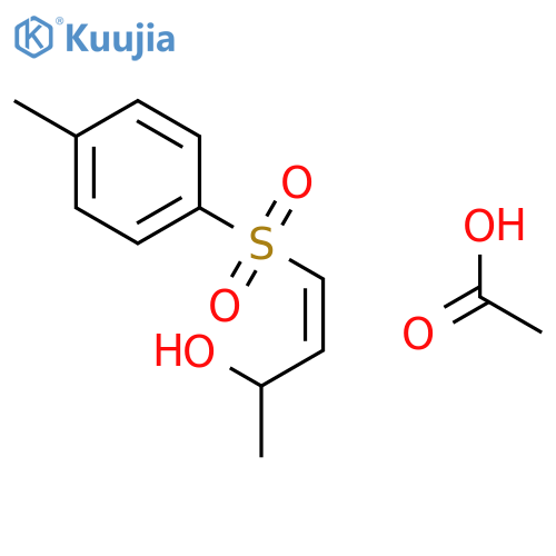 3-Buten-2-ol, 4-[(4-methylphenyl)sulfonyl]-, acetate structure