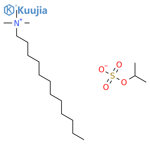 Dodecyltrimethylammonium isopropyl sulphate structure