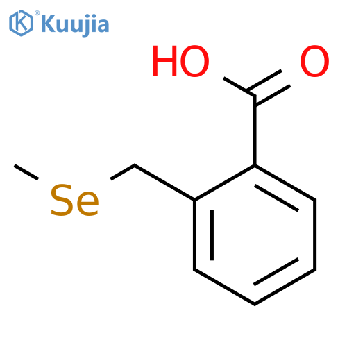 BENZOIC ACID, 2-[(METHYLSELENO)METHYL]- structure