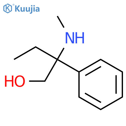 2-Methylamino-2-phenylbutanol structure