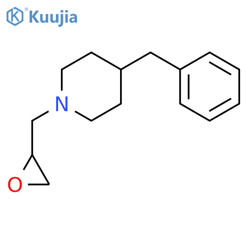 Piperidine, 1-(oxiranylmethyl)-4-(phenylmethyl)- structure