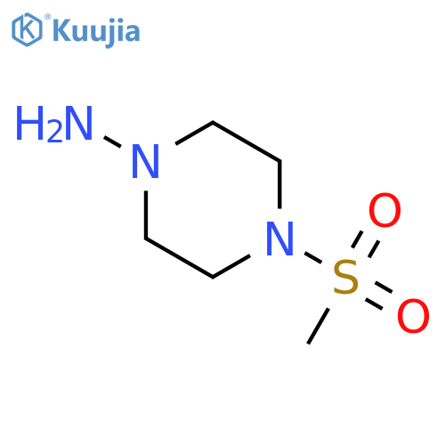 4-methanesulfonylpiperazin-1-amine structure