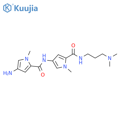 1H-Pyrrole-2-carboxamide,4-amino-N-[5-[[[3-(dimethylamino)propyl]amino]carbonyl]-1-methyl-1H-pyrrol-3-yl]-1-methyl- structure