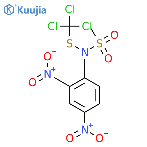 Methanesulfonamide, N-(2,4-dinitrophenyl)-N-[(trichloromethyl)thio]- structure