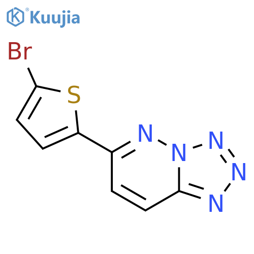 6-(5-bromothiophen-2-yl)tetrazolo[1,5-b]pyridazine structure