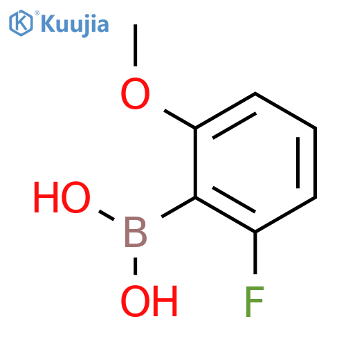 (2-fluoro-6-methoxyphenyl)boronic acid structure