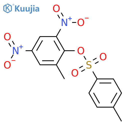 2-methyl-4,6-dinitrophenyl 4-methylbenzene-1-sulfonate structure