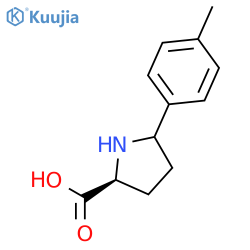 Proline,5-(4-methylphenyl)- structure