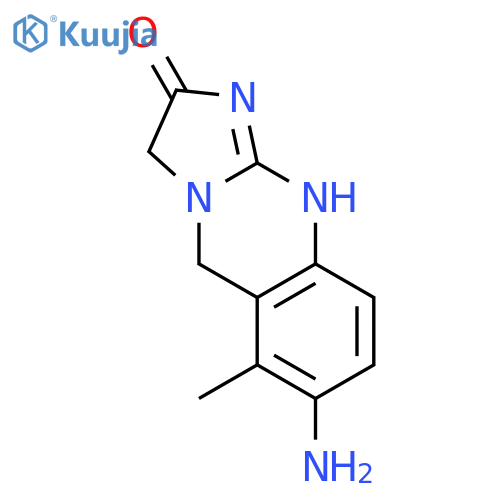 Imidazo[2,1-b]quinazolin-2(3H)-one,7-amino-1,5-dihydro-6-methyl- structure