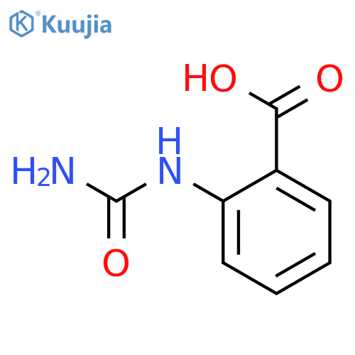 Benzoic acid, [(aminocarbonyl)amino]- structure