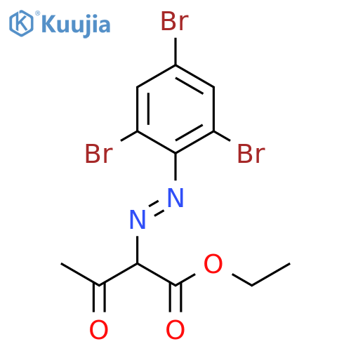 Butanoic acid, 3-oxo-2-[(2,4,6-tribromophenyl)azo]-, ethyl ester structure