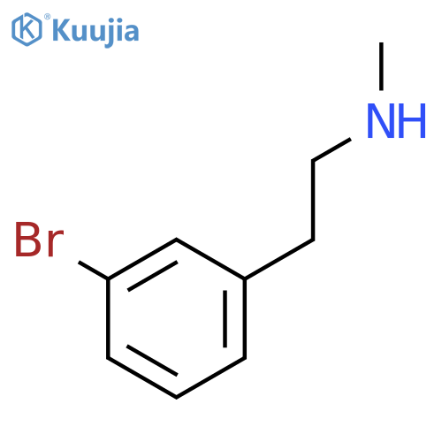 2-(3-bromophenyl)ethyl(methyl)amine structure