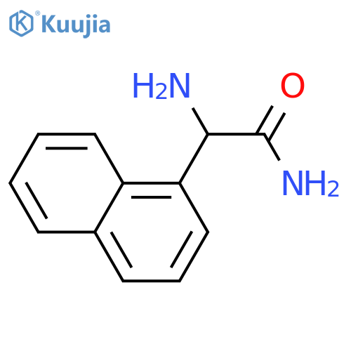 1-Naphthaleneacetamide, α-amino- structure