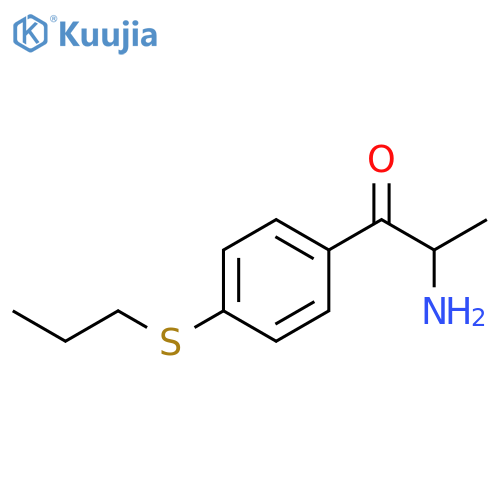 1-Propanone,2-amino-1-[4-(propylthio)phenyl]- structure