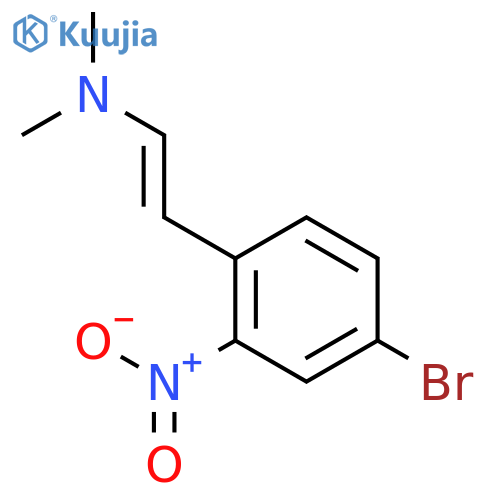 ETHENAMINE, 2-(4-BROMO-2-NITROPHENYL)-N,N-DIMETHYL- structure