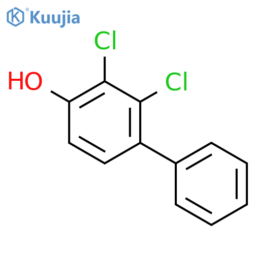 2,3-dichlorobiphenyl-4-ol structure
