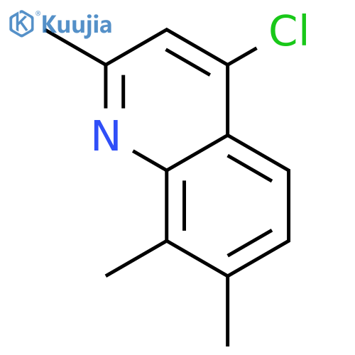 4-Chloro-2,7,8-trimethylquinoline structure
