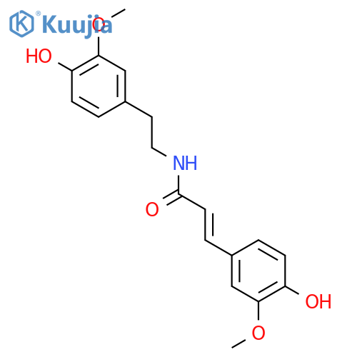 3-(4-Hydroxy-3-methoxyphenyl)-N-[2-(4-hydroxy-3-methoxyphenyl)ethyl]prop-2-enamide structure