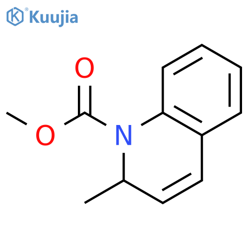1(2H)-QUINOLINECARBOXYLIC ACID, 2-METHYL-, METHYL ESTER structure