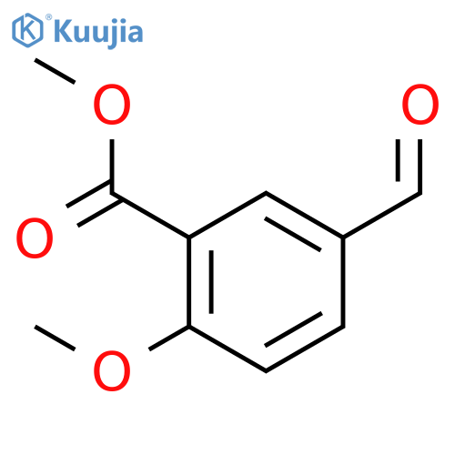 Methyl 5-formyl-2-methoxybenzoate structure