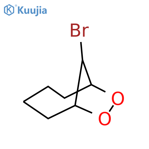 7,8-dioxabicyclo[4.2.1]nonane, 9-bromo- structure
