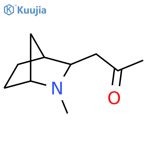 1-(2-methyl-2-azabicyclo[2.2.1]hept-3-yl)-2-Propanone structure