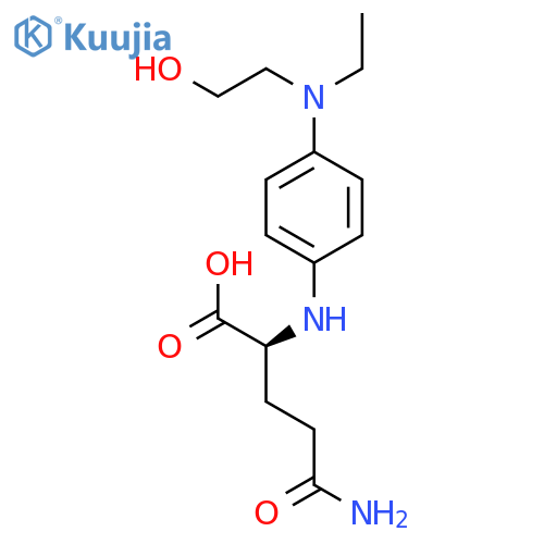 L-Glutamine, N-[4-[ethyl(2-hydroxyethyl)amino]phenyl]- structure