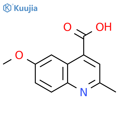 6-methoxy-2-methylquinoline-4-carboxylic Acid structure