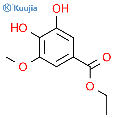 Benzoic acid, 3,4-dihydroxy-5-methoxy-, ethyl ester structure