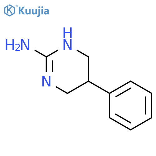 5-phenyl-1,4,5,6-tetrahydropyrimidin-2-amine structure