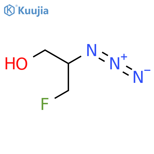 2-Azido-3-fluoropropan-1-ol structure