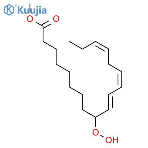 10,12,15-Octadecatrienoic acid, 9-hydroperoxy-, methyl ester, (E,Z,Z)- structure