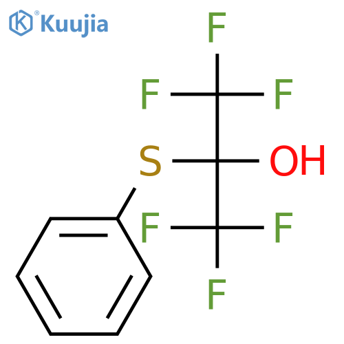 2-PROPANOL, 1,1,1,3,3,3-HEXAFLUORO-2-(PHENYLTHIO)- structure