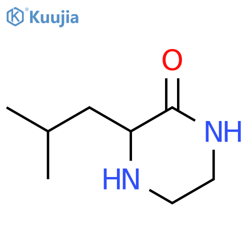 3-Isobutyl-piperazin-2-one structure