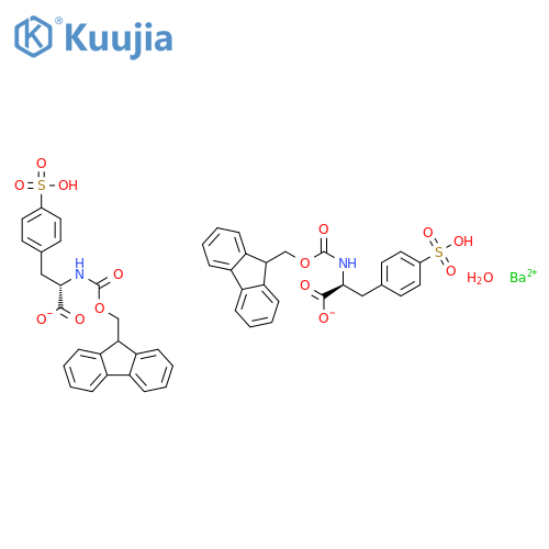 L-Tyrosine,N-[(9H-fluoren-9-ylmethoxy)carbonyl]-, hydrogen sulfate (ester), barium salt(1:1) (9CI) structure