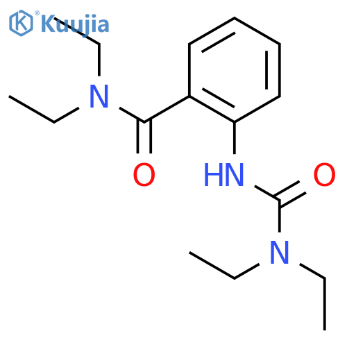2-{(Diethylamino)carbonylamino}-N,N-diethylbenzamide structure