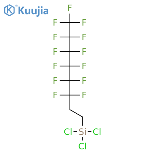 1H,1H,2H,2H-Perfluorooctyltrichlorosilane structure