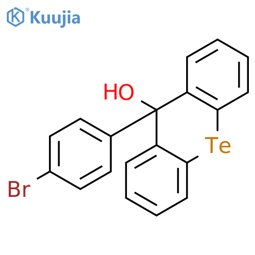 9H-Telluroxanthen-9-ol, 9-(4-bromophenyl)- structure
