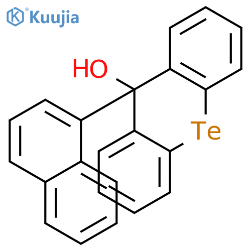 9H-Telluroxanthen-9-ol, 9-(1-naphthalenyl)- structure