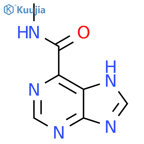 9H-Purine-6-carboxamide, N-methyl- structure