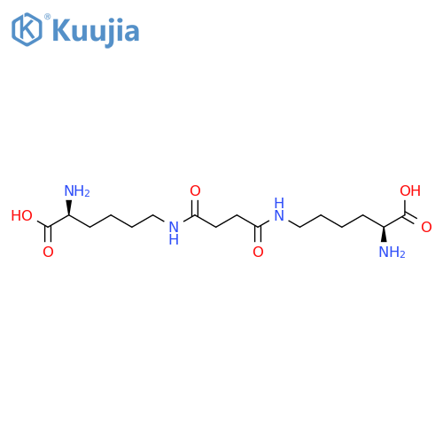 L-Lysine, N6,N6'-(1,4-dioxo-1,4-butanediyl)bis- structure