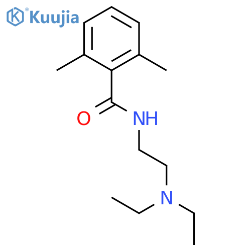 BENZAMIDE, N-[2-(DIETHYLAMINO)ETHYL]-2,6-DIMETHYL- structure
