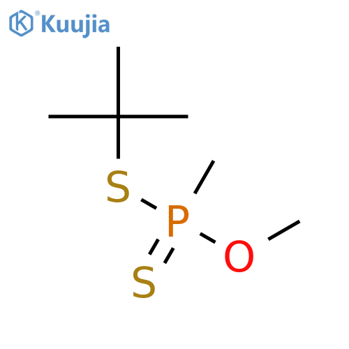 PHOSPHONODITHIOIC ACID, METHYL-, S-(1,1-DIMETHYLETHYL) O-METHYL ESTER structure