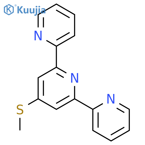 2,2':6',2''-Terpyridine,4'-(methylthio)- structure
