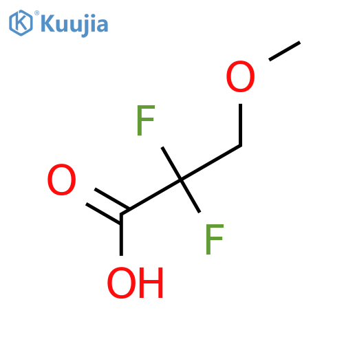 2,2-Difluoro-3-methoxy-propionic acid structure