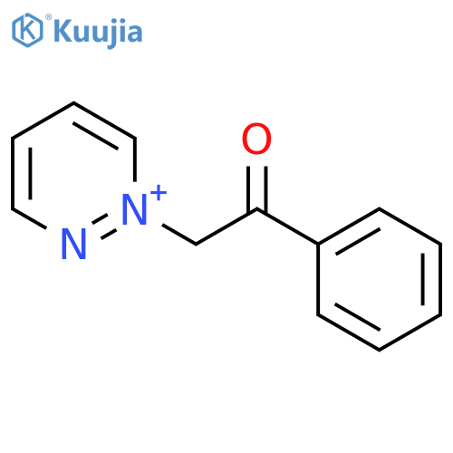Pyridazinium, 1-(2-oxo-2-phenylethyl)- structure
