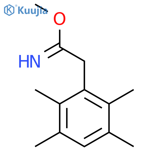 Benzeneethanimidicacid, 2,3,5,6-tetramethyl-, methyl ester structure