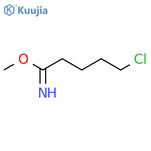 Methyl 5-chloropentanimidate structure